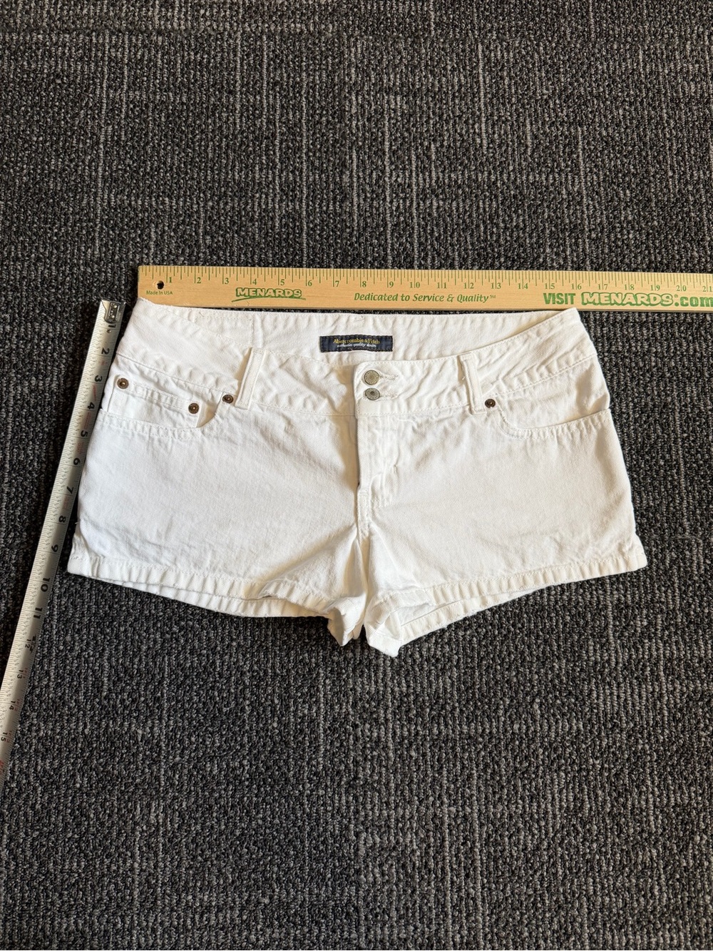 Abercrombie & Fitch Shorts Womens Sz 6 White Denim